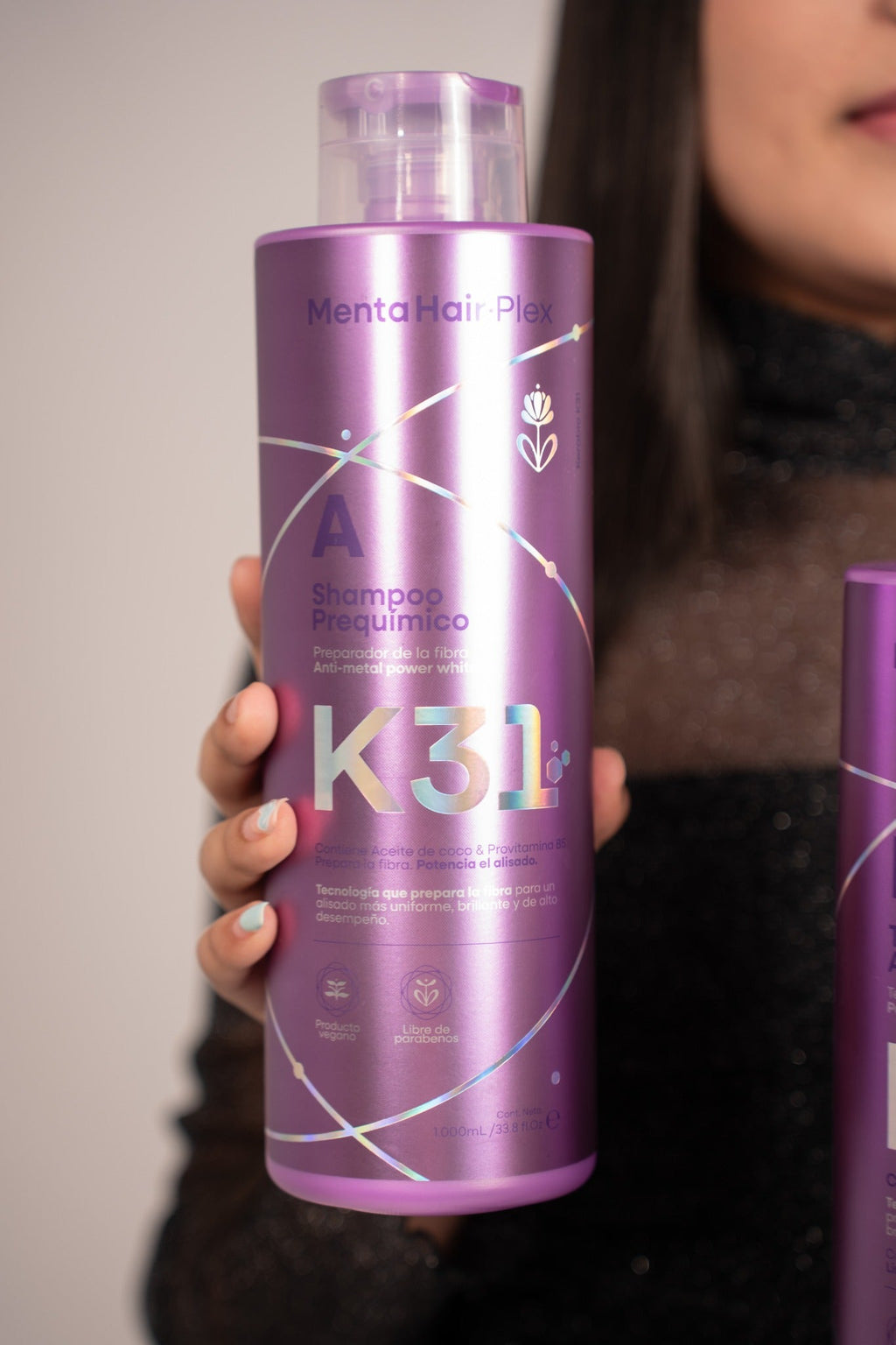Paso A – Shampoo prequímico K31 con tecnología anti-metal