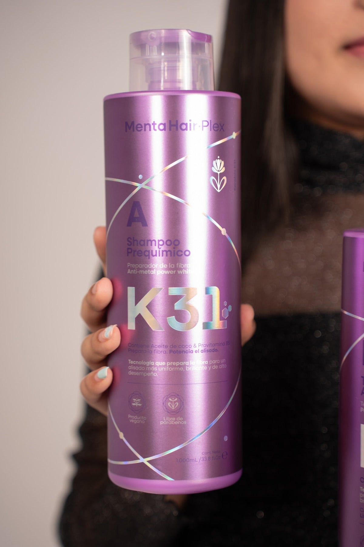 Paso A – Shampoo prequímico K31 con tecnología anti-metal