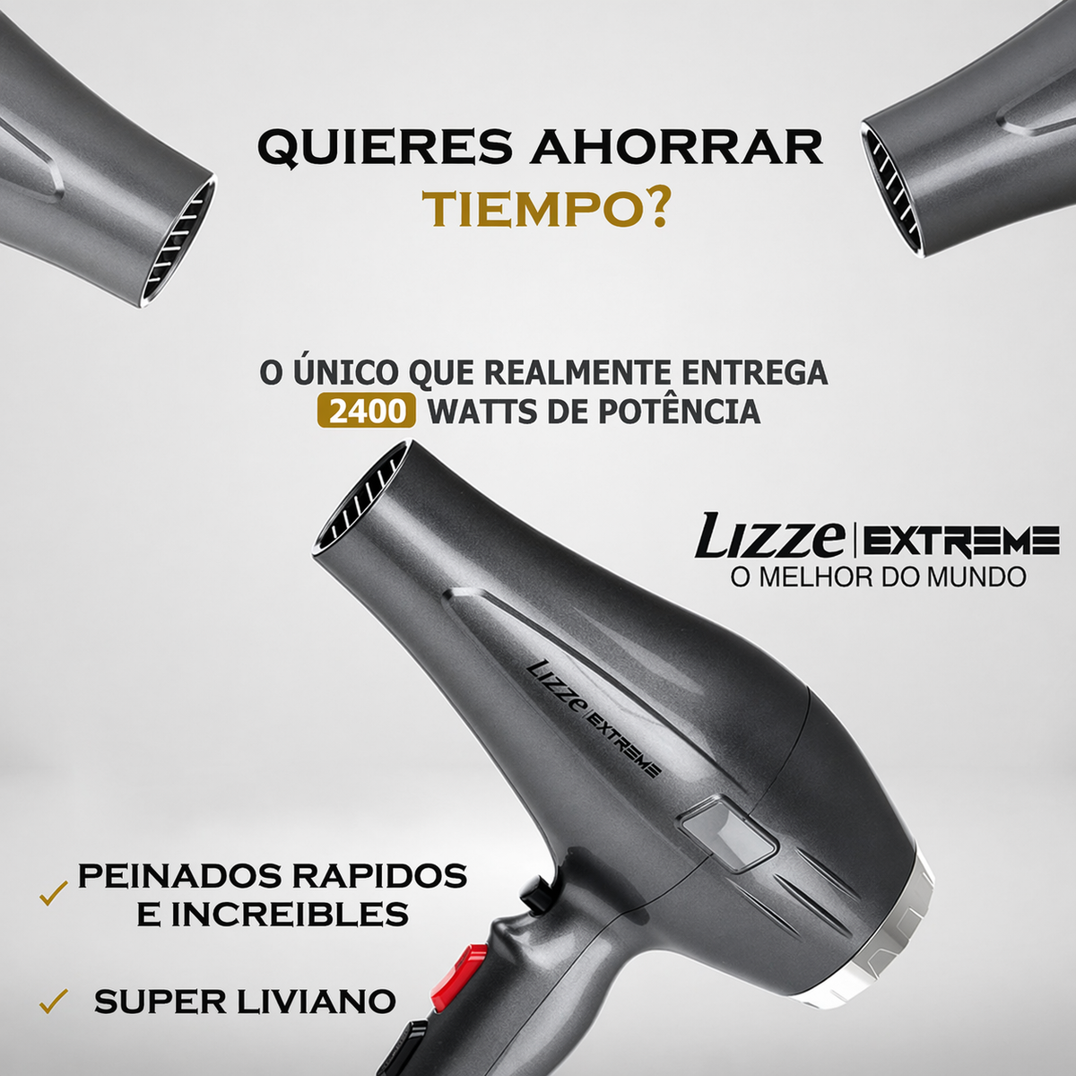 Secador De Pelo LIZZE EXTREME 2400W