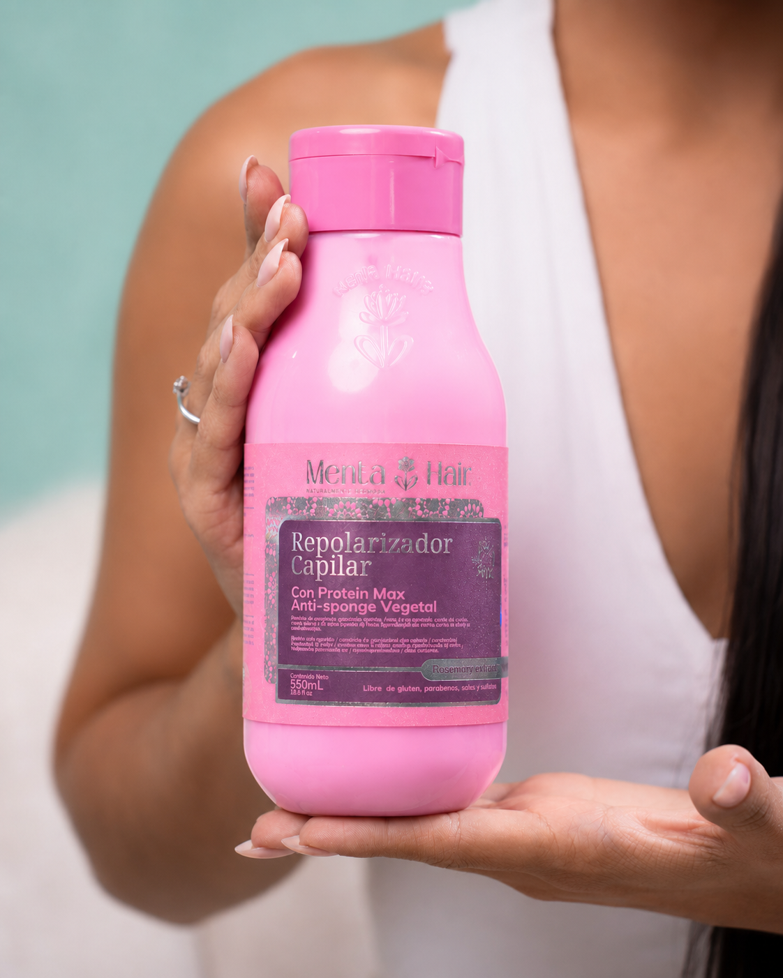 Repolarizador Capilar con Protein max Anti sponge vegetal X550ml