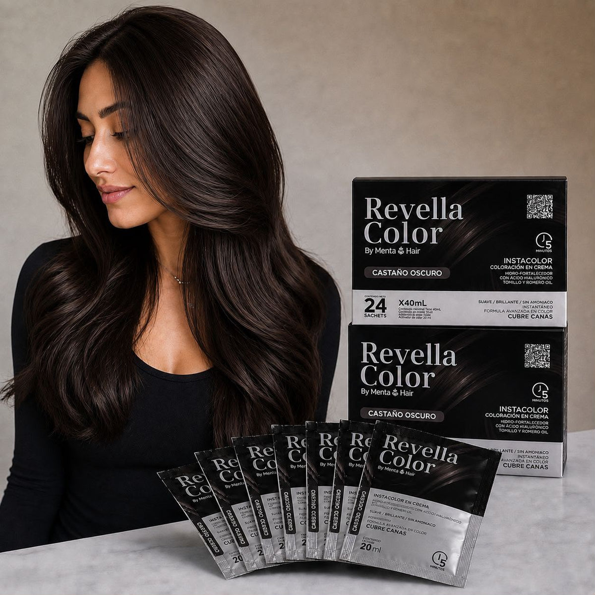 Revella Color Castaño Oscuro X40ml