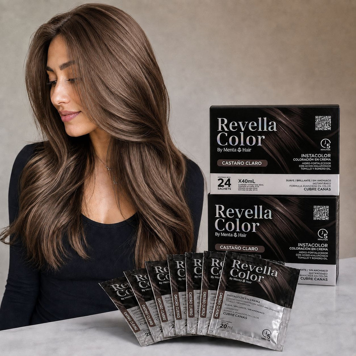 Revella Color Castaño Claro X40ml