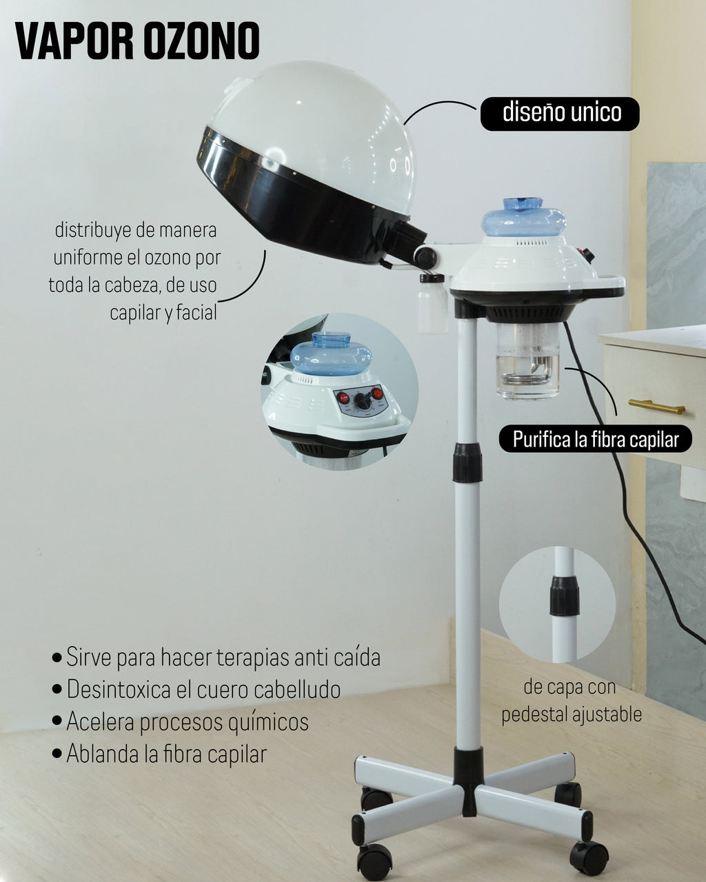 OZONO PEDESTAL CON CAPA PREMIUM