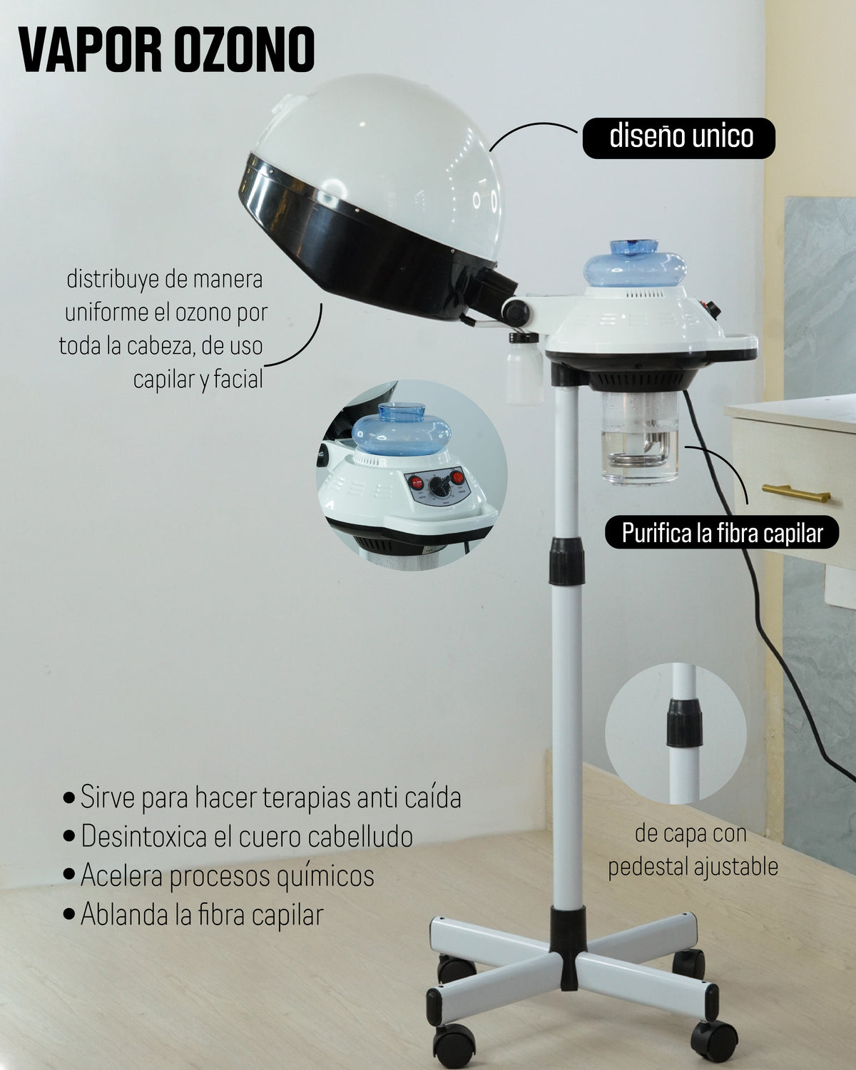 OZONO PEDESTAL CON CAPA PREMIUM